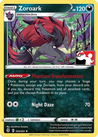 Zoroark 103 - Prize Pack Series Cards