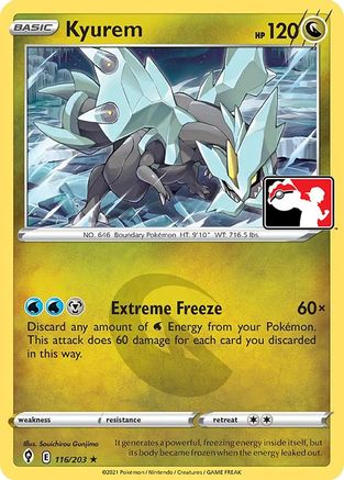 Kyurem 116 - Prize Pack Series Cards