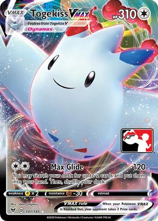 Togekiss VMAX 141 - Prize Pack Series Cards Holofoil