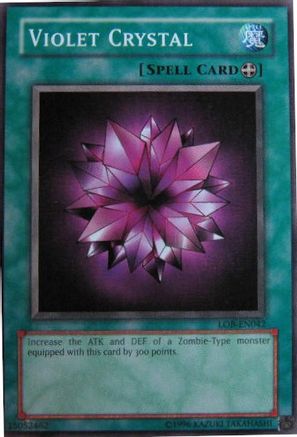 Violet Crystal (LOB-EN042) - Legend of Blue Eyes White Dragon (Worldwide English) Unlimited