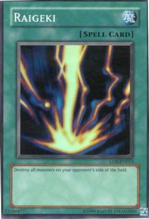 Raigeki (LOB-EN053) - Legend of Blue Eyes White Dragon (Worldwide English) Unlimited