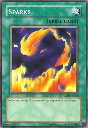 Sparks - LOB-EN055 - Legend of Blue Eyes White Dragon (Worldwide English) Unlimited