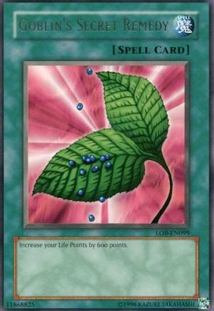 Goblin's Secret Remedy (LOB-EN099) - Legend of Blue Eyes White Dragon (Worldwide English) Unlimited