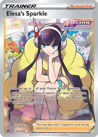 Elesa's Sparkle (Full Art) 147/159 - Crown Zenith Holofoil