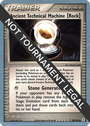 Ancient Technical Machine [Rock] - 2004 (Reed Weichler) - 85/101 - World Championship Decks