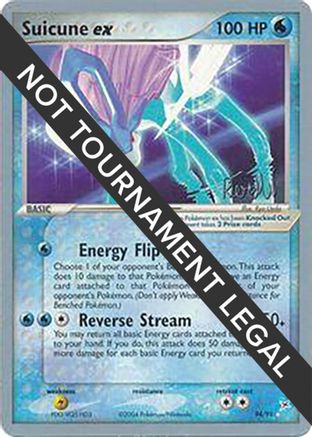 Suicune ex - 2004 (Reed Weichler) 94 - World Championship Decks