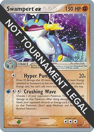 Swampert ex - 2004 (Reed Weichler) 95 - World Championship Decks