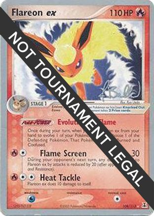 Flareon ex - 2006 (Jimmy Ballard) 108 - World Championship Decks