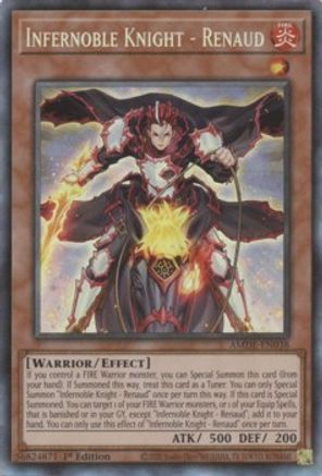 Infernoble Knight - Renaud (CR) (AMDE-EN038) - Amazing Defenders 1st Edition
