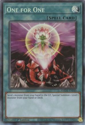 One for One (CR) (AMDE-EN040) - Amazing Defenders 1st Edition