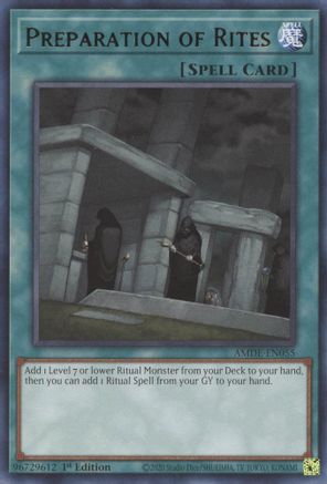 Preparation of Rites (AMDE-EN055) - Amazing Defenders 1st Edition