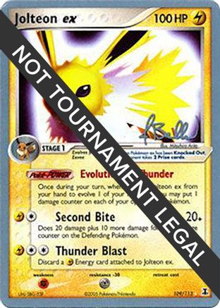 Jolteon ex - 2006 (Jimmy Ballard) 109 - World Championship Decks