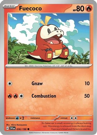 Fuecoco - 036/198 (Mirage Holo) 36 - Miscellaneous Cards & Products Holofoil