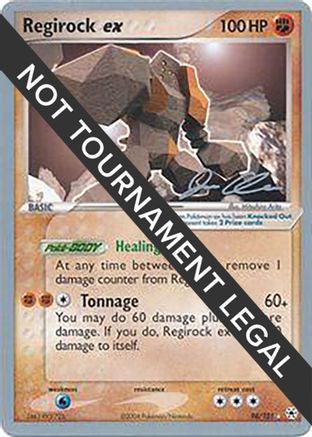 Regirock ex - 2006 (Jason Klaczynski) 98 - World Championship Decks