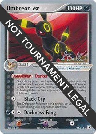 Umbreon ex - 2006 (Jimmy Ballard) 112 - World Championship Decks