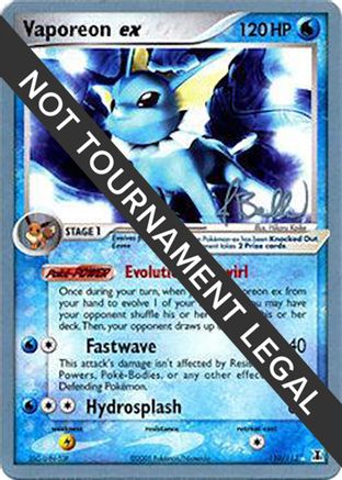 Vaporeon ex - 2006 (Jimmy Ballard) 110 - World Championship Decks