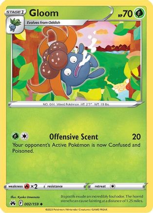 Gloom 2/159 - Crown Zenith Reverse Holofoil