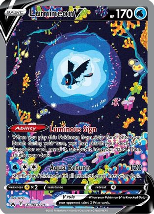 Lumineon V GG39/70 - Crown Zenith Galarian Gallery Holofoil