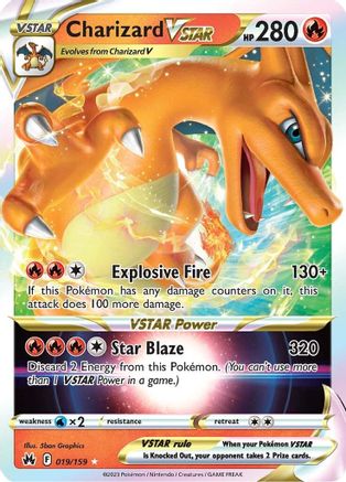 Charizard VSTAR 19/159 - Crown Zenith Holofoil