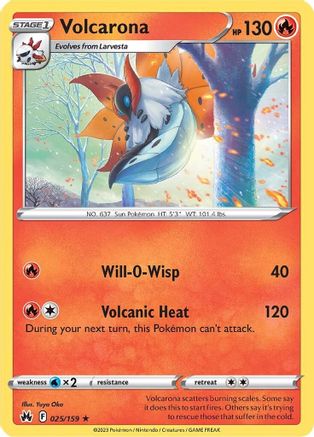 Volcarona 25/159 - Crown Zenith