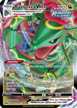 Rayquaza VMAX 102/159 - Crown Zenith Holofoil