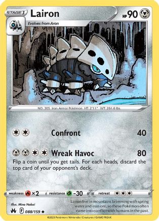 Lairon 88/159 - Crown Zenith Reverse Holofoil