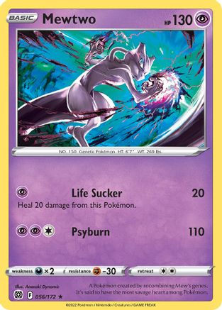 Mewtwo - 056/172 (Cosmos Holo) 56 - Miscellaneous Cards & Products Holofoil