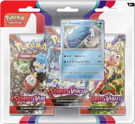 Scarlet & Violet 3 Pack Blister [Dondozo] - SV01 Scarlet & Violet Base Set