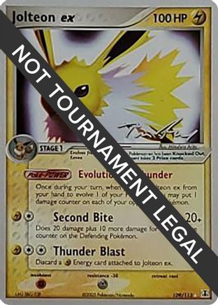 Jolteon ex - 2007 (Tom Roos) 109 - World Championship Decks