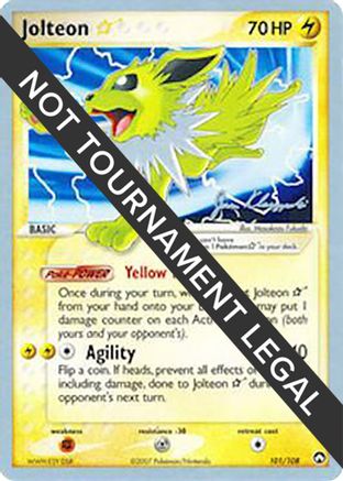 Jolteon Star - 2008 (Jason Klaczynski) 101 - World Championship Decks