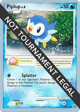 Piplup (72) - 2008 (Dylan Lefavour) 72 - World Championship Decks