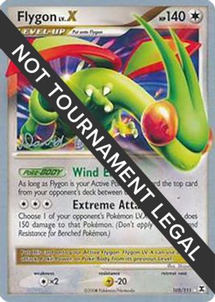 Flygon LV.X - 2009 (David Cohen) 105 - World Championship Decks