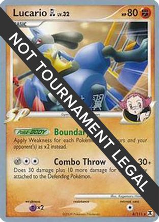 Lucario GL - 2009 (Tsubasa Nakamura) 8 - World Championship Decks