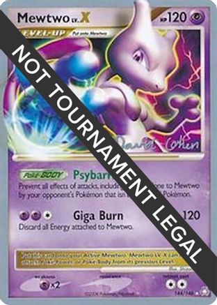 Mewtwo LV.X - 2009 (David Cohen) 144 - World Championship Decks