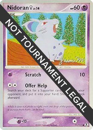 Nidoran F - 2009 (Jason Martinez) 71 - World Championship Decks