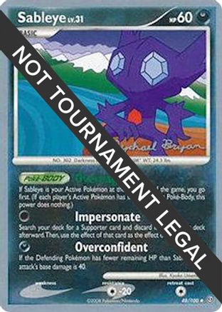 Sableye - 2010 (Mychael Bryan) 48 - World Championship Decks