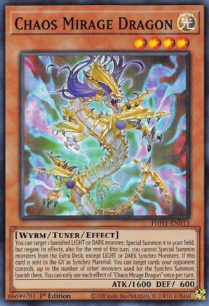 Chaos Mirage Dragon (PHHY-EN013) - Photon Hypernova 1st Edition