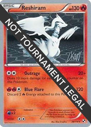 Reshiram - 2011 (Christopher Kan) 26 - World Championship Decks