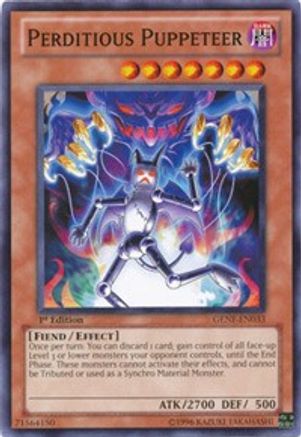 Perditious Puppeteer (GENF-EN033) - Generation Force 1st Edition