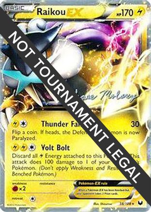 Raikou EX - 2012 (Chase Moloney) 38 - World Championship Decks