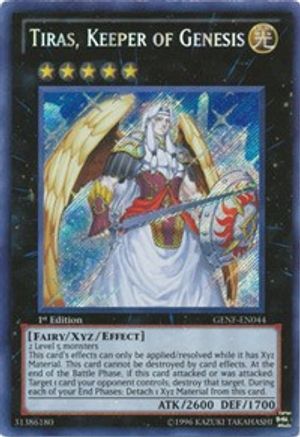 Tiras, Keeper of Genesis (GENF-EN044) - Generation Force 1st Edition