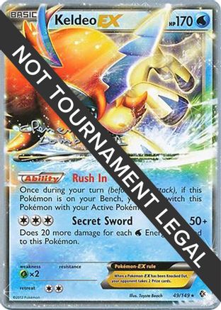 Keldeo EX - 2013 (Clement Lamberton) 49 - World Championship Decks