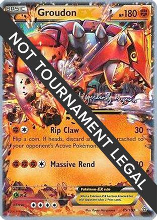 Groudon EX - 2015 (Alejandro Ng-Guzman) 85 - World Championship Decks