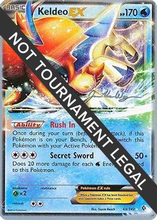 Keldeo EX - 2015 (Jacob Van Wagner) 49 - World Championship Decks