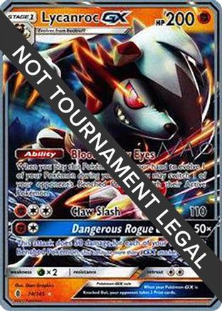 Lycanroc GX - 2018 (Naohito Inoue) 74 - World Championship Decks