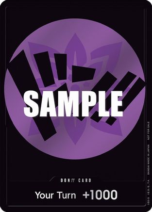 DON!! Card (Purple) - One Piece Promotion Cards Foil