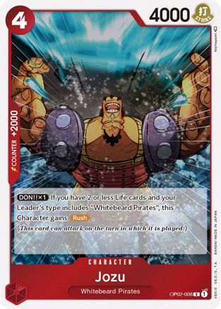 Jozu (OP02-008) - Paramount War Foil