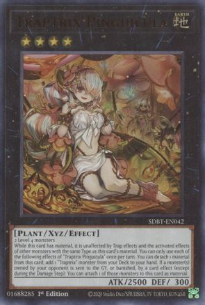 Traptrix Pinguicula (SDBT-EN042) - Structure Deck: Beware of Traptrix 1st Edition