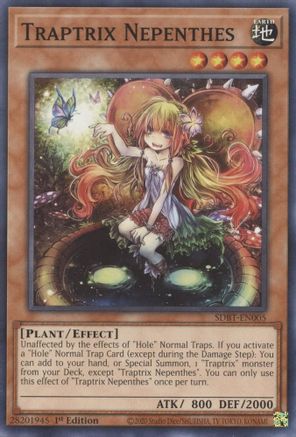 Traptrix Nepenthes (SDBT-EN005) - Structure Deck: Beware of Traptrix 1st Edition