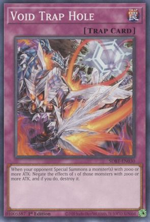 Void Trap Hole (SDBT-EN030) - Structure Deck: Beware of Traptrix 1st Edition